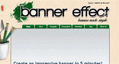 Desktop Screenshot of banner-effect.com